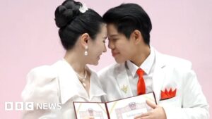 Couples say ‘I do’ as Thailand legalises same-sex…