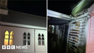 Seven churches targeted in suspected arson spree