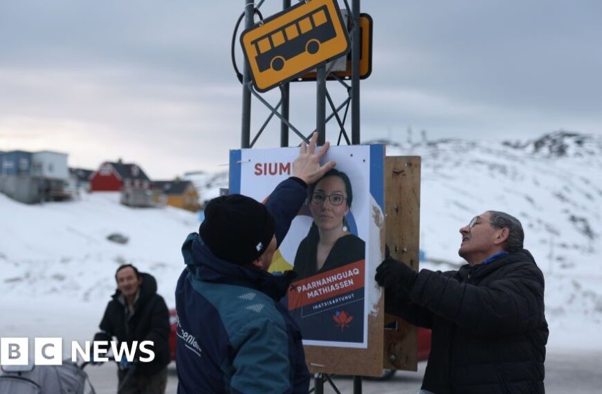 Greenland heads to the polls as Trump eyes territory