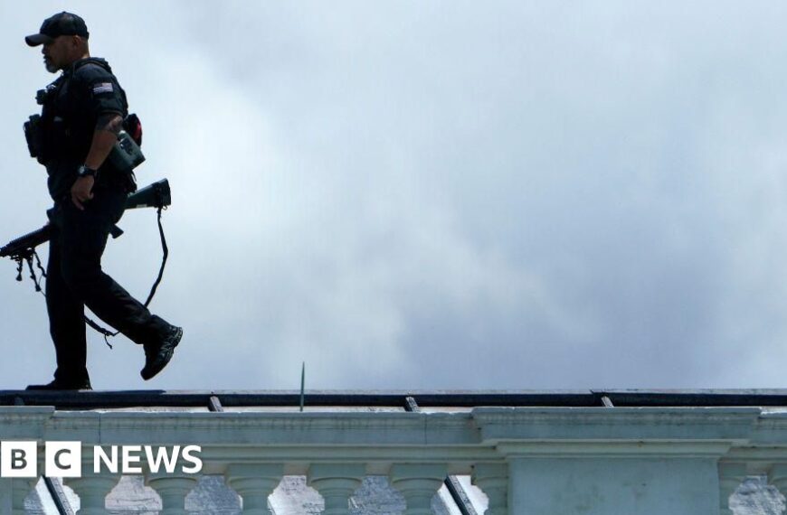 US Secret Service shoots armed man outside White House