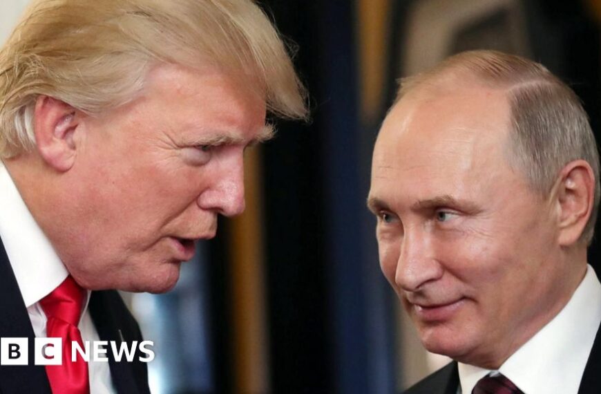 Trump ‘strongly considering’ large-scale sanctions and tariffs on Russia