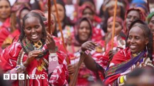 Ethiopians celebrate the new Borana chief Abaa Gadaa…